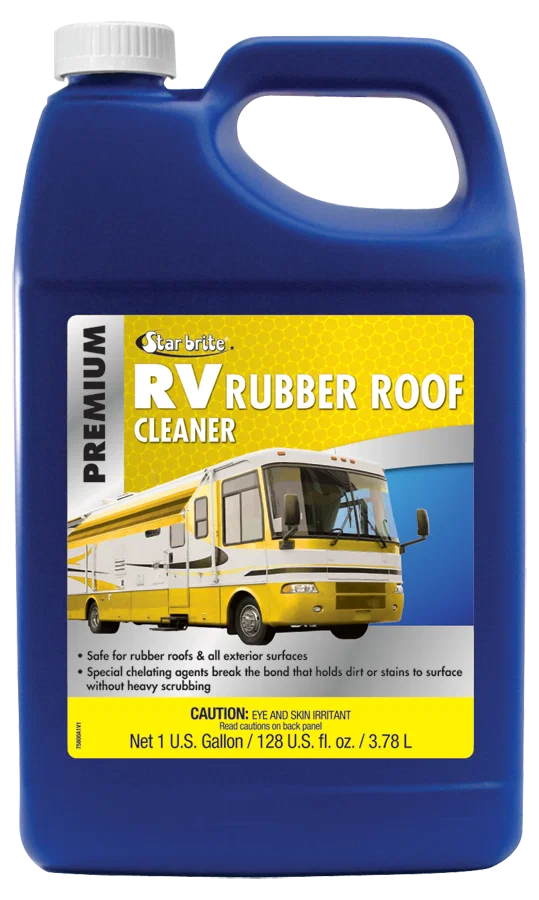 075800 – STAR BRITE Rubber Roof Cleaner, Use To Deep Clean And Condition RV Rubber Roof 1 Gallon Jug Single With US L...
